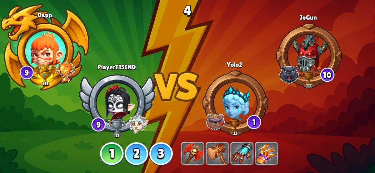 Spelltroum item build selection screen at match start