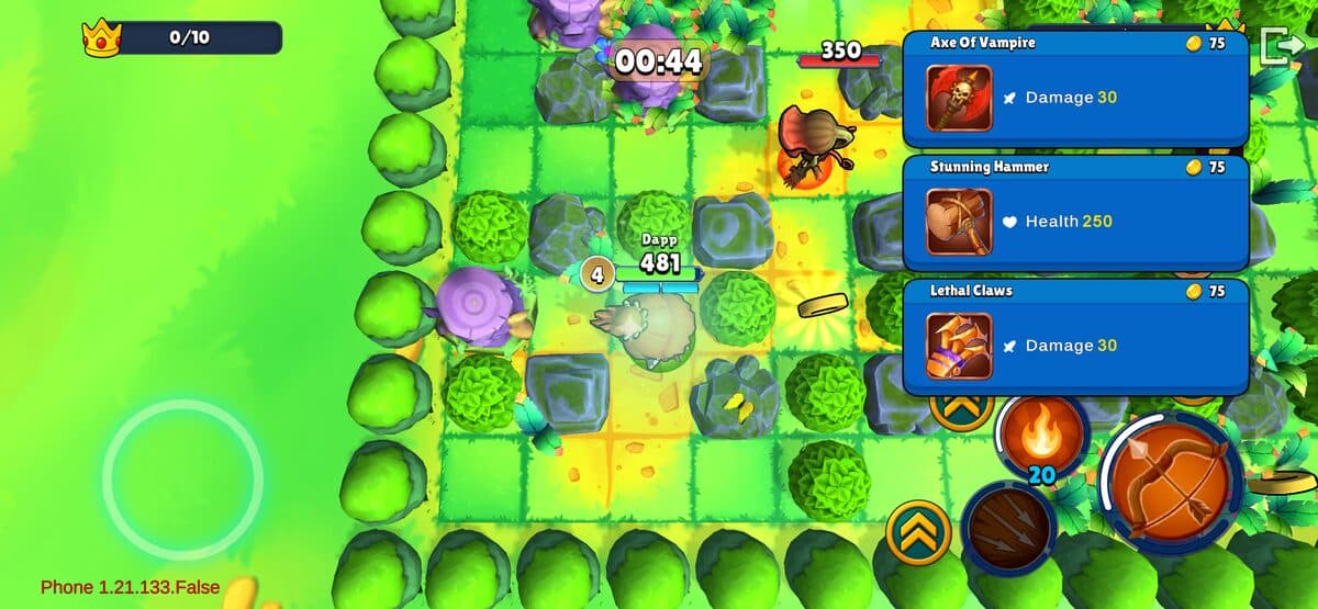 Spelltroum shop open during a match — buying first item