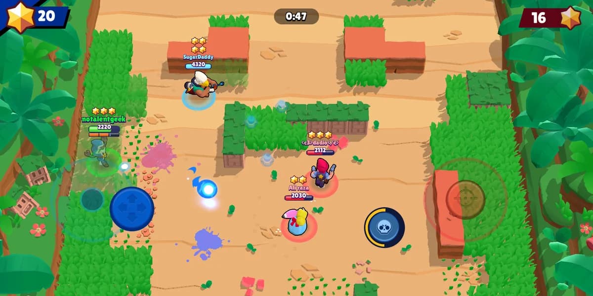 Brawl Stars match gameplay